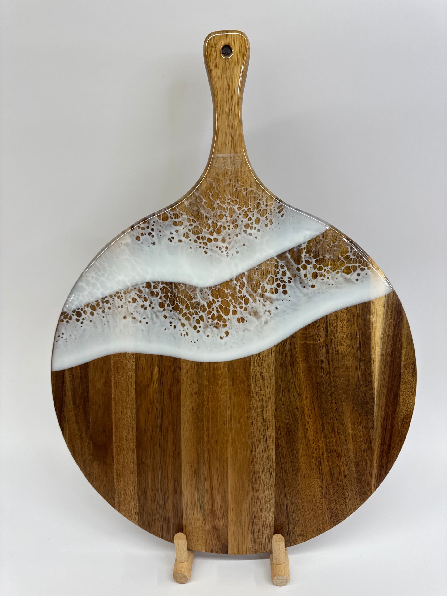 Round Acacia Paddle