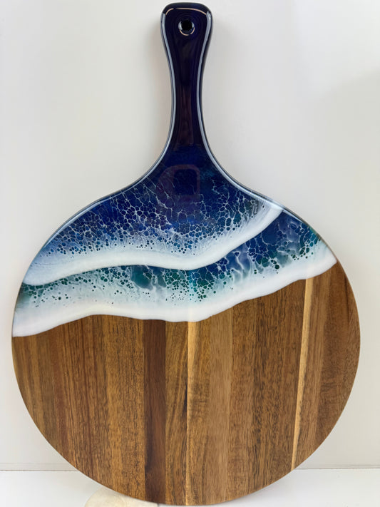 Round Acacia Paddle